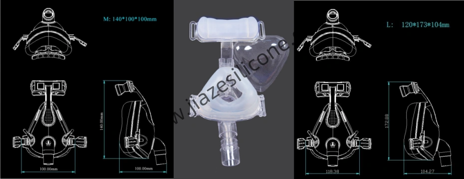 Full face CPAP mask for beards