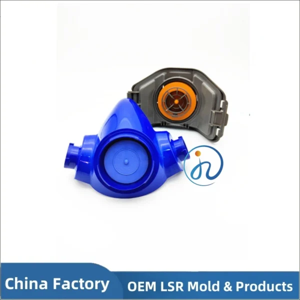 Protective respirator plastic parts