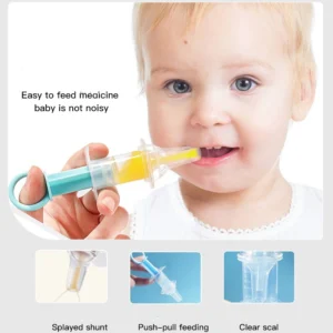 Silicone medicine baby feeder