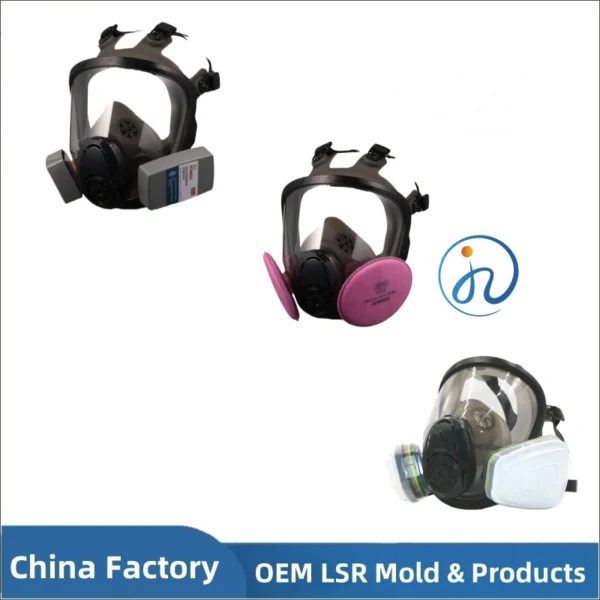 silicone rubber full face respirator