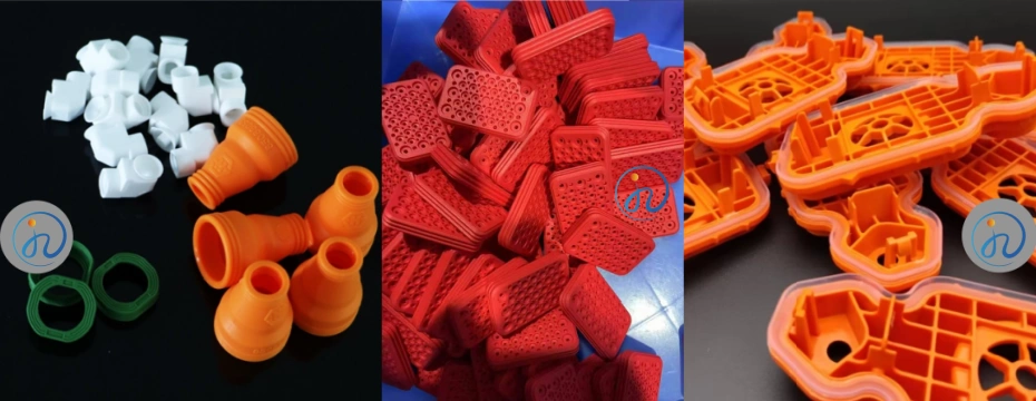 Automotive LSR components such as grommets and O-rings